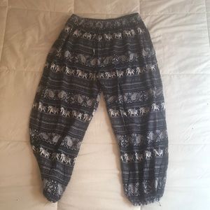 elephant puffy pants